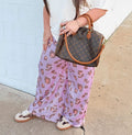 Pinkkk leopard pants!!