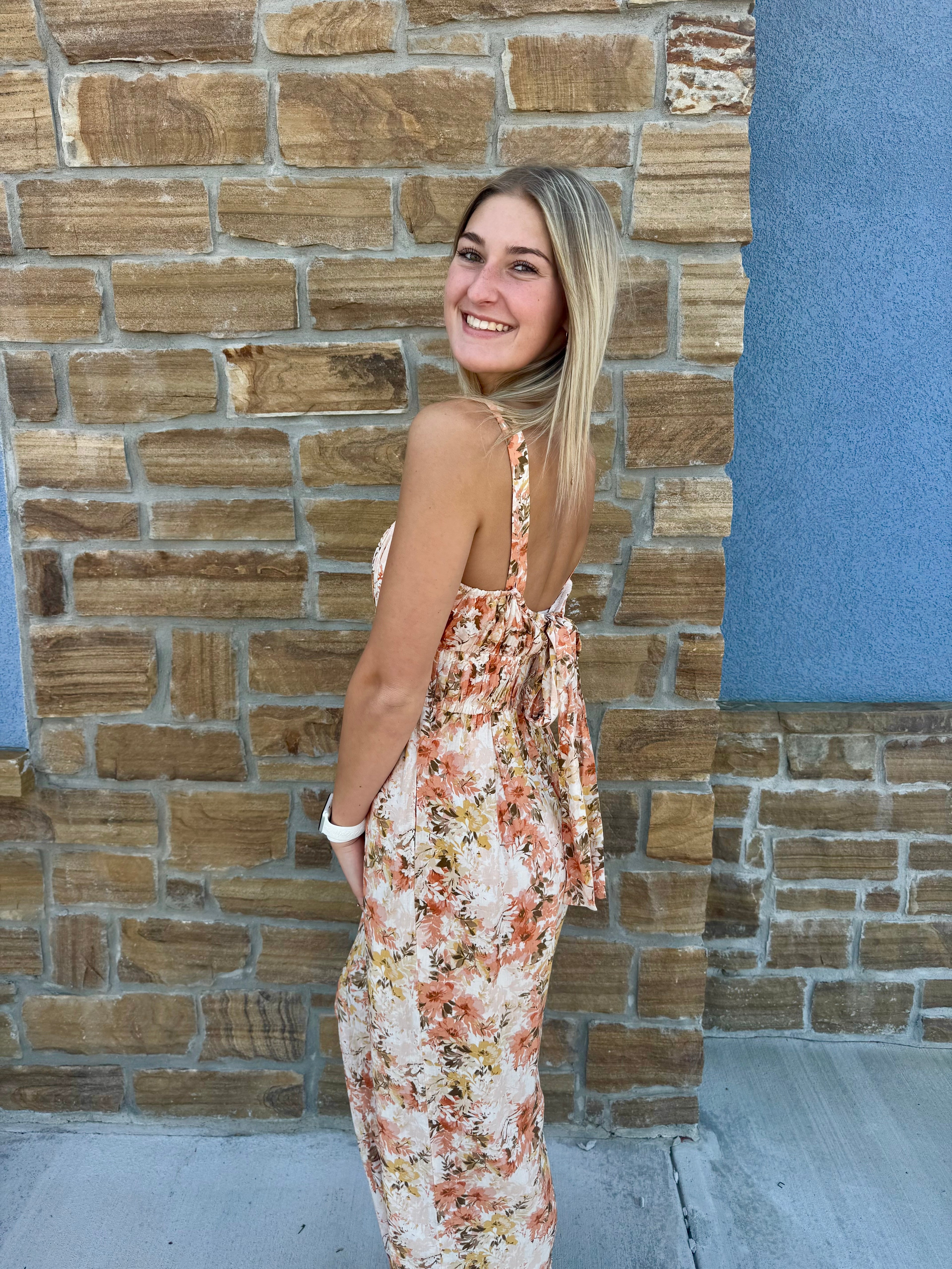 Mitto Flower Print Pant Jumpsuit