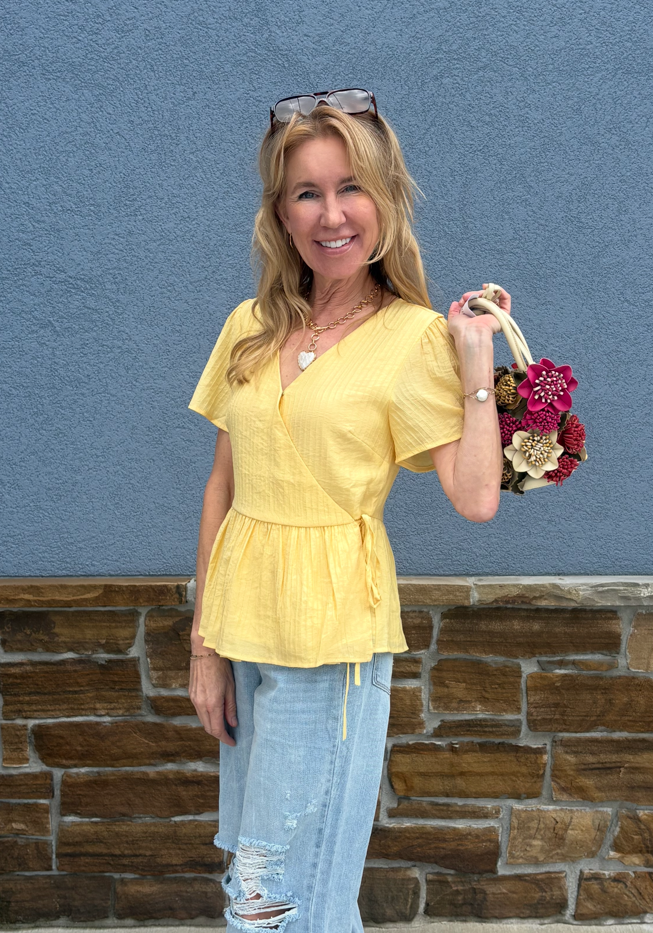 Mitto Butter Yellow Blouse
