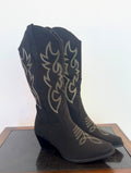 Black Cowgirl Boots