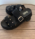 Walk of Shame-Black Raffia