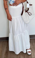 White Long Skirt