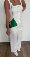 Pinstripe Dress Top