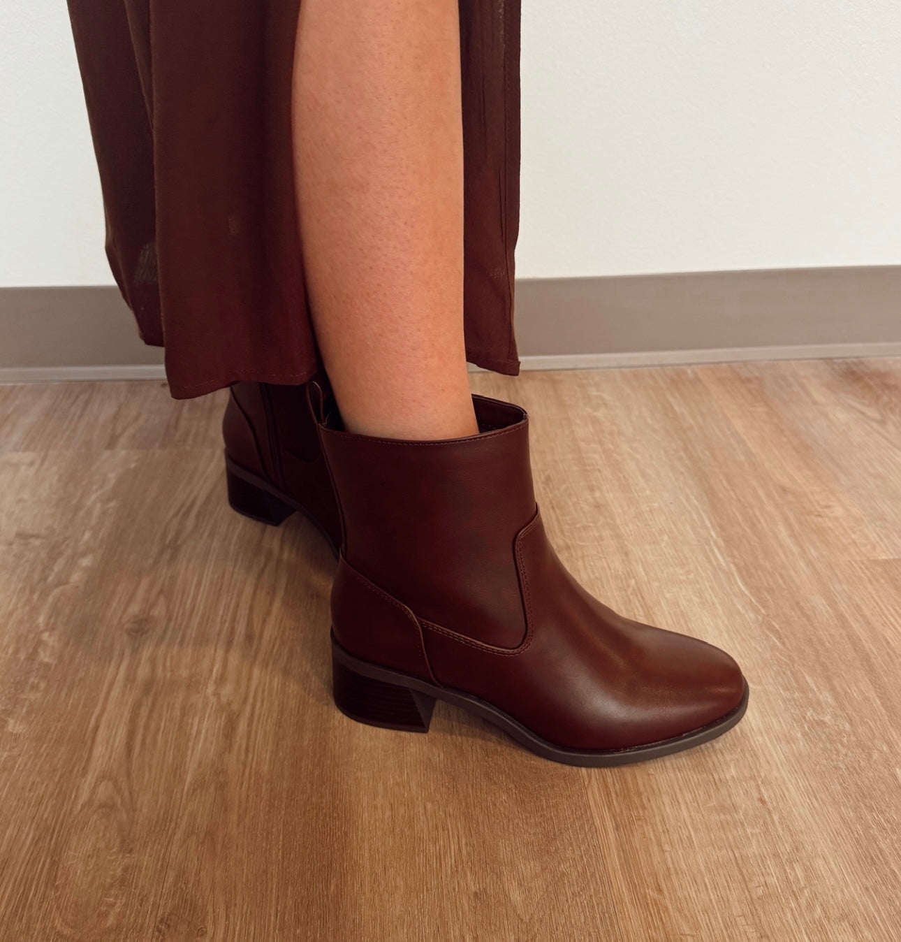 Sleek Brown Boot