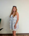 PLC Baby Blue Stripe Dress