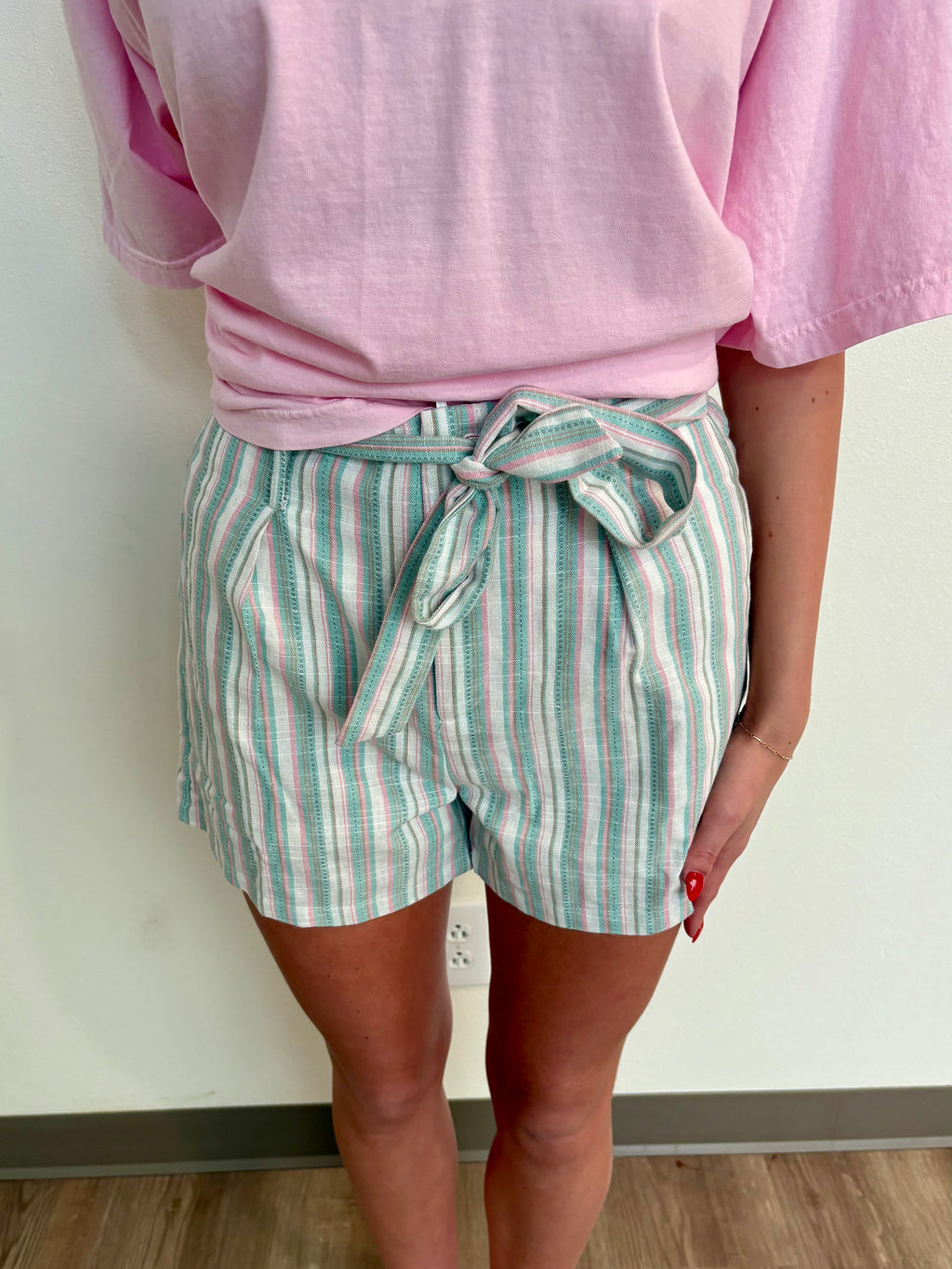 Stripe Tie Shorties