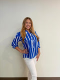 Rosa Royal Blue Blouse