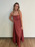 Strappy polka dot maxi!