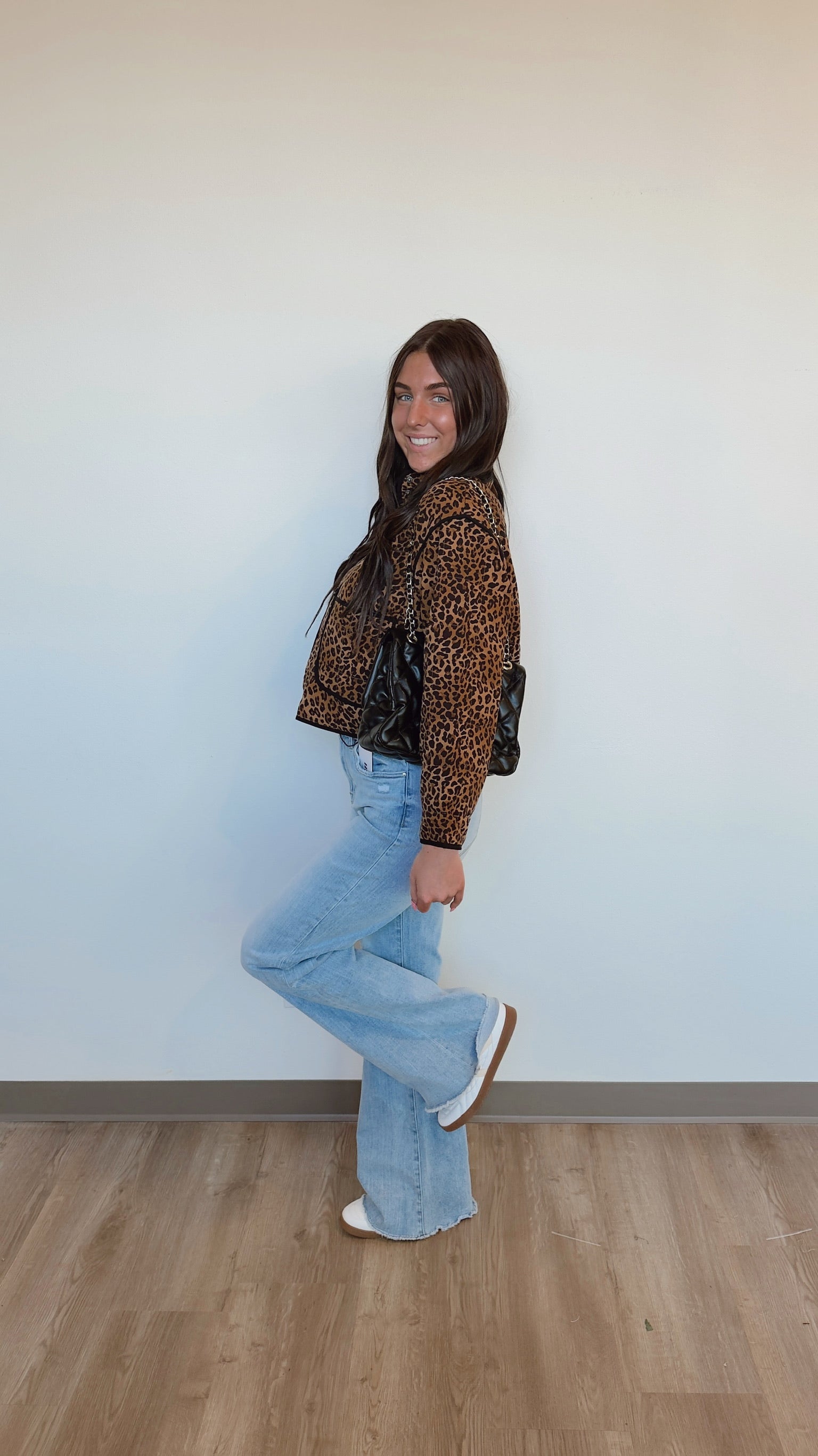 Leopard Puffer Jacket